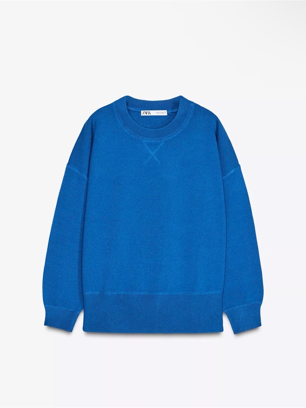 Zara Plain Knit Sweatshirt